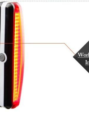 USB rechargeable bicycle LED light