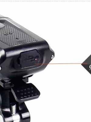 USB վերալիցքավորվող LED հեծանիվ լույս - Image 5