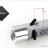 waterproof flashlight LED for charging mobile device