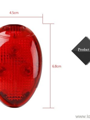 waterproof USB rechargeable LED bike tail light set