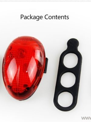 waterproof USB rechargeable LED bike tail light set - Image 5