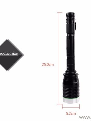 Waterproof XML-T6 zoomable for cheap flashlight