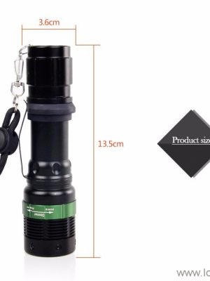 Zoom Led Flashlight Torch