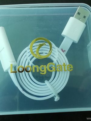 Flat Noodle USB Cable with Crystal Box